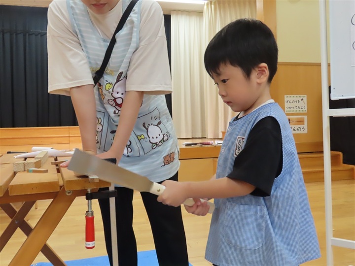 あやめ原こども園木育支援活動