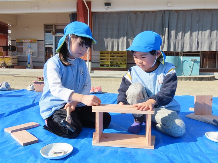 あやめ原こども園木育支援活動