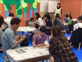 加江田保育園木育支援活動の様子