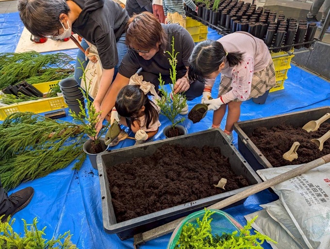 都城地区木材青壮年会木育活動支援