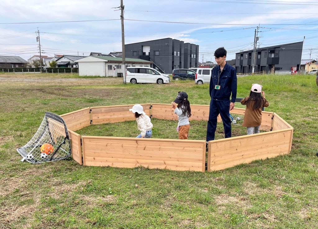 海野建設(株)木育支援活動の様子